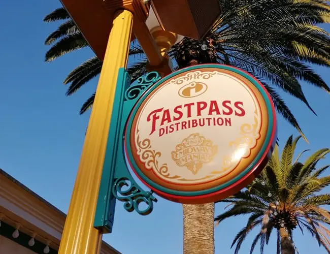 Fastpass en Disneyland California