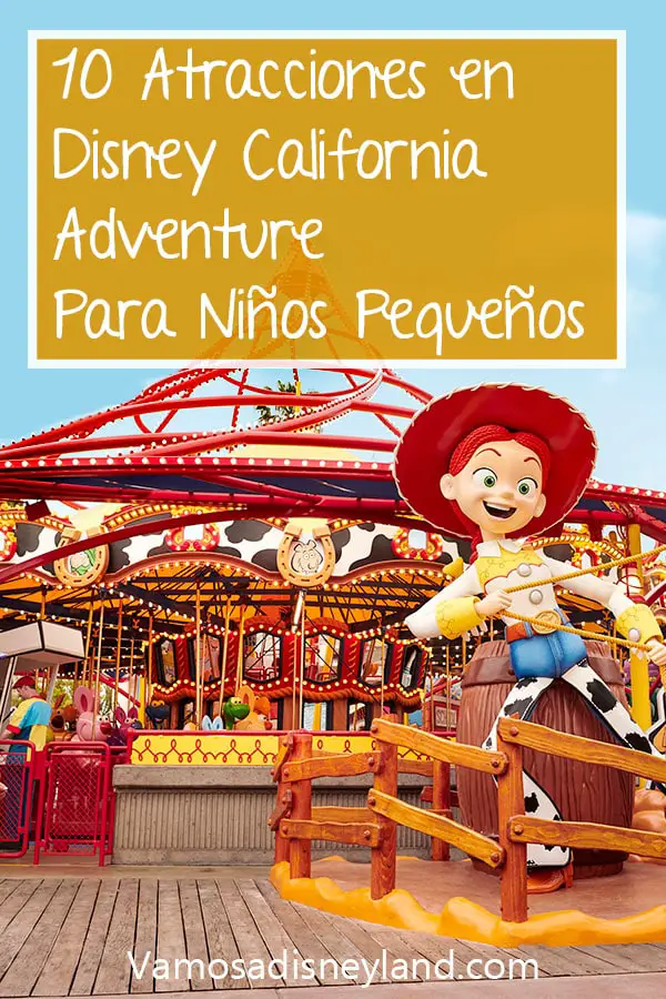atracciones en Disney California Adventure para niños